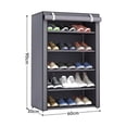 thumbnail image 4 of Zapatera Organizador Zapatos 5 Niveles Compartimientos Metal, 4 of 5