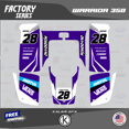 thumbnail image 2 of Kalair GFX Graphics Kit for Yamaha WARRIOR 350 (All Years) Factory Series, 2 of 5