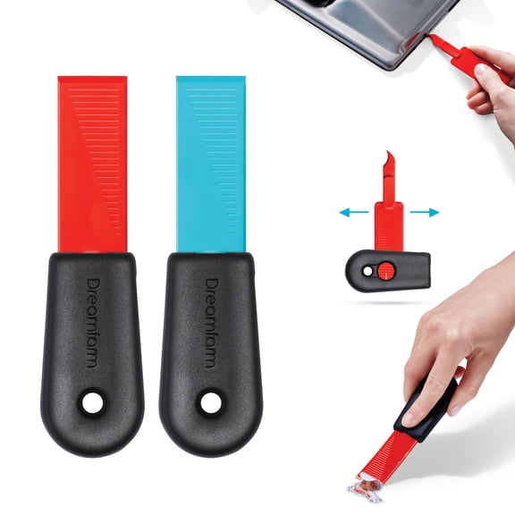 Dreamfarm Cleana Self-Sharpening Cleaning Scraper with Hook - Pack of 2