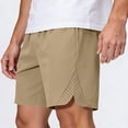 thumbnail image 5 of Enjoytime Mens Shorts Casual Stretch Shorts Men with Pocket for Relaxed Athletic Shorts Elastic Waist Loose Pants Short, 5 of 6