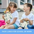 thumbnail image 6 of Dailycode Reusable Ziploc Bags Leakproof Sandwich Snack Freezer Bags Cartoon Little Dinosaur and Daisy 3 pack, 6 of 7