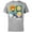 Athletic Heather, variant on Frozen 2 Chibi Character Panels T-Shirt - Short Sleeve Cotton T-Shirt for Adults - Customized-White