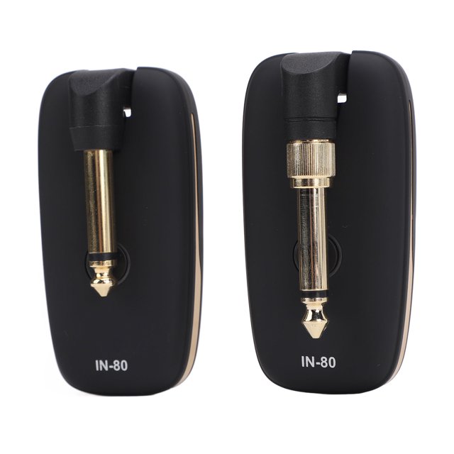 Electric Guitar , 6.35mm 3.5mm Plug Wireless Guitar System 7 Channels High Stability for Electronic Drum