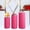 rose red, variant on Abbraccia 3Pcs Cylinder Pedestal Covers Plinth Stand Pillar Covers Cylinder Plinth Stand Covers for Engagement Wedding Decoration Props light pink
