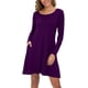 thumbnail image 3 of Vestidos casuales de manga larga con bolsillos para mujer Ormromra, 3 of 7