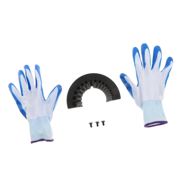 Afilador de brocas con guantes Guía de afilado Herramienta universal de alto rendimiento Negro