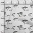 thumbnail image 1 of oneOone Cotton Flex Fabric Tree & Animals Ikat Decor Fabric Printed BTY 40 Inch Wide, 1 of 4