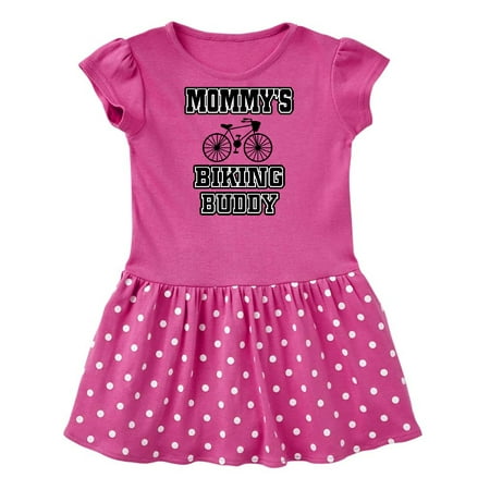 

Inktastic Mommys Biking Buddy Gift Baby Girl Dress