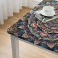 thumbnail image 5 of Acheng Mandala Square Tablecloth Great for Home Kitchen/Parties/Holiday Dinner 100% Polyester Fiber 46*46, 5 of 8