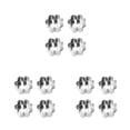 thumbnail image 1 of Surtido de 4 piezas de moldes para pasteles Yuarrent Molde antiadherente de Acero inoxidable, 1 of 6
