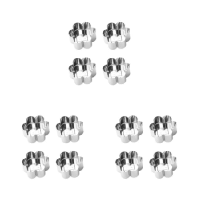 Surtido de 4 piezas de moldes para pasteles Yuarrent Molde antiadherente de Acero inoxidable