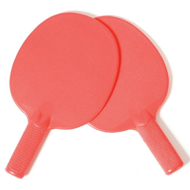 PRISP Plastic Table Tennis Paddles - Pair of Light Rackets for Training