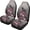Raven Rose Pattern, variant on XYZCANDO Car Seat Covers Waterproof Car Front Seat Covers Car Seat Covers Front Seats Easy Install Elastic SUV Van, Raven Rose Pattern