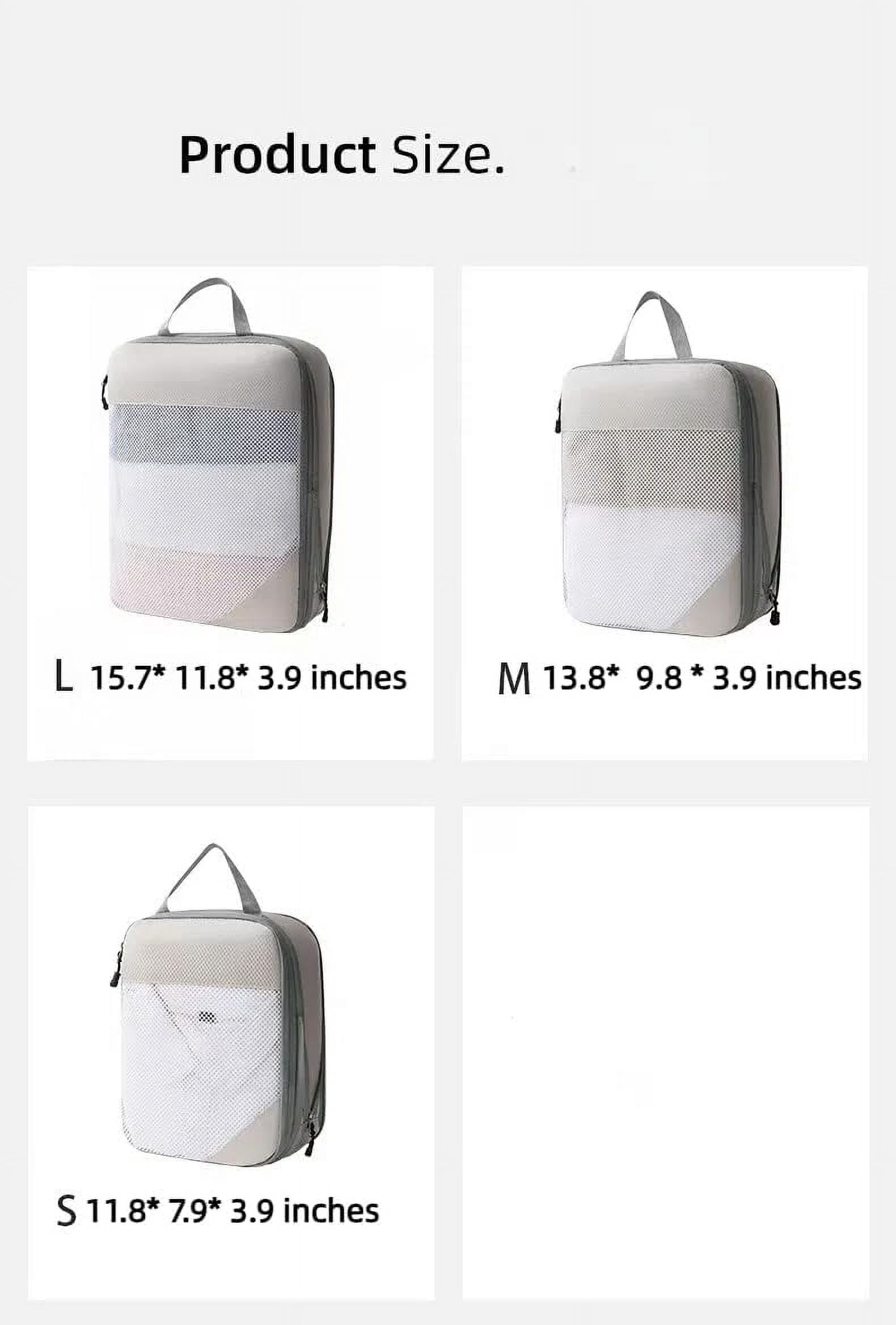 3-Piece Packing Cube Set – Lightweight, Water-Resistant & Space-Saving Travel Organizers for Luggage & Backpacks