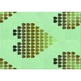 thumbnail image 1 of Ahgly Company Indoor Rectangle Patterned Light Green Area Rugs, 8' x 12', 1 of 1