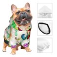 thumbnail image 2 of Bingfone Floral Vintage Dog Clothes Hoodie, Pet Winter Coat,Puppy Sweatshirts for Small Dogs Boy Girl,Suitable for All Breeds-X-Small, 2 of 6