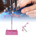 thumbnail image 4 of 3 Spools Holder, 3 Spools Rack Holder Thread Holder Stand Removable Easy To Assemble  For Sewing Machines For Household Pink,Beige, 4 of 8