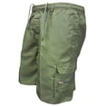 thumbnail image 2 of Purcolt Men's Cargo Shorts Quick Dry Lightweight Drawstring Elastic Waist Sweat Shorts Summer Casual Workout Hiking Training Shorts with Multi Pockets, 2 of 3