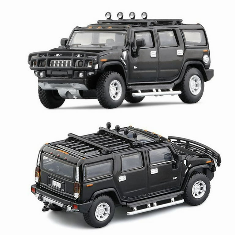 Hummer H2 Simulation Alloy Off-Road Car Model Modified to Make the Old Jeep  Wrangler - ArmyGreen