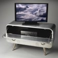 thumbnail image 2 of NauticalMart Aluminum Industrial Chic Midway Console Chest Aviator TV Cabinet with Storage for Hallway Entryway & Living Room, 2 of 2