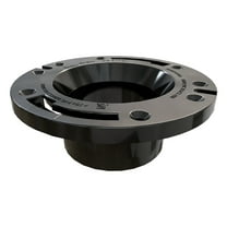 Oatey 43502 Level-Fit Closet Flange Without Test Cap, 3"- 4"