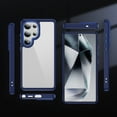 thumbnail image 6 of for Samsung Galaxy S25 Ultra Clear Case, Non-Yellowing Shockproof Slim Phone Cover, Military-Grade Protection with Metal Lens Frame, Anti-Scratch Hard Case for Samsung Galaxy S25 Ultra, Darkblue, 6 of 8