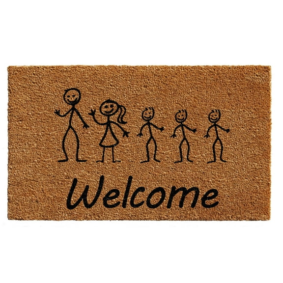 Calloway Mills Stick Family Outdoor Doormat 24" x 36"