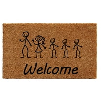 Calloway Mills Stick Family Outdoor Doormat 24" x 36"