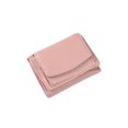 thumbnail image 1 of Sonducket Cartera de cuero portátil, diseño Simple, monedero de almacenamiento plegable, bolso de viaje para fiestas, compras, tarjetero de Carteras Rosa, 1 of 6