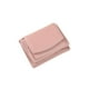 thumbnail image 2 of Sonducket Cartera de cuero portátil, diseño Simple, monedero de almacenamiento plegable, bolso de viaje para fiestas, compras, tarjetero de Carteras Rosa, 2 of 6