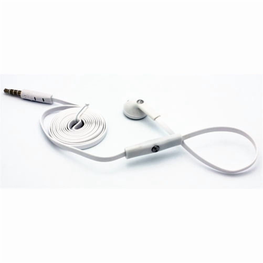 Mono Headset for Motorola Moto Tab G70/G62 - Wired Earphone Single Earbud 3.5mm Headphone Flat for Tab G70/G62
