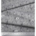 thumbnail image 3 of Soimoi Gray Polyester Crepe Fabric Batik Tie-Dye Printed Fabric 1 Yard 52 Inch Wide, 3 of 3