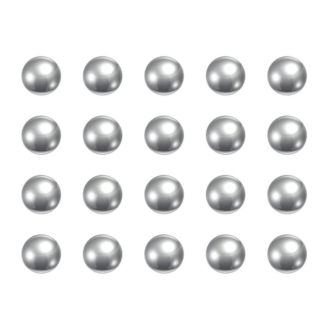 Unique Bargains 6mm Chrome Steel Bearing Balls G5 Precision 30 Pack