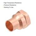 thumbnail image 4 of Unique Bargains 1/2 Inch Copper Female Adapters NPT3/8 Internal Thread Welding Fitting for Household Water Pipe, 4 of 6