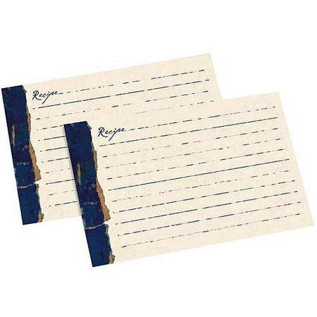 Artisan 4" x 6" Recipe Card, A Glass of White