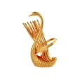 thumbnail image 1 of Portacucharas con forma de cisne decorativo, juego de cucharas de postre, tenedores de postre, juego de cucharas de café Oro, 1 of 9
