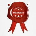 thumbnail image 3 of CafePress - A Product Of Massachusetts T Shirt - Light T-Shirt Kids XS-XL, 3 of 4
