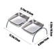 thumbnail image 3 of Comedero y Bebedero Doble para Gatos de Acero Inoxidable 304 | Base Antideslizante y Diseño Inclinable de 25° para La Salud de La Columna | Comedero Doble de 31 Cm para Gatos, 3 of 6