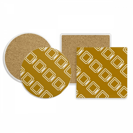 

Display Computer Seal Patterns Coaster Cup Mug Holder Absorbent Stone Cork Base Set