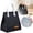Black, variant on CSSJKYJ Insulated Lunch Bag Bulk Lunch Box Large Reusable Leakproof Tote Container with Aluminum Foil Employees Gift for Nurses Men Office Work Beach Travel (Black)
