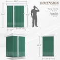 thumbnail image 5 of Devoko 5×3 ft.Patio Metal Shed, Lockable Garden Shed for Outdoor Backyard Patio Storage, 5 of 7