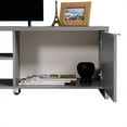 thumbnail image 3 of Madesa TV Stand Large Media Console with Cable Management for 65, 75 Inch Media Storage Gaming Living Room Entertainment Center Modern Wooden Television Cabinet - Grey, 3 of 5
