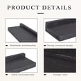 thumbnail image 4 of 2PCS Wood Floating Shelves 16 inch Wall Mount Wide Wooden Wall Shelves for Bedroom Kitchen Living Room, 4 of 5