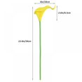 thumbnail image 3 of 20PCS Calla Lily Bridal Wedding Bouquet Lataex Real Touch Artificial Flower Home Party Decor, 3 of 6