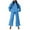 Blue, variant on Two Piece Running Sweatsuit Fashion Women Casual Solid Color Long Sleeve Hat Pockets Elastic Waist Long Sleeve Blouses Sets Two Piece Outfits S-166 White L