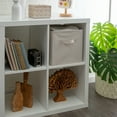thumbnail image 4 of Simplify Collapsible Fabric Storage Box in Ivory, 4 of 7