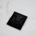 thumbnail image 4 of Playera Blanca Manga Corta Extra Grande Baphomet Colores, 4 of 5