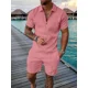 thumbnail image 3 of Conjunto De Playera Tipo Polo Y Short Bermuda Moda P/hombre, 3 of 8
