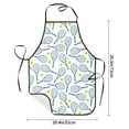 thumbnail image 2 of Fuzoiu Tennis Rackets And Balls Print Kitchen Cooking Aprons,Kitchen Cooking BBQ Aprons,Chef Apron with 2 Pockets for Men Women,Art Aprons for Painting Pottery Ceramics, 2 of 7