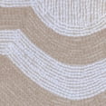 thumbnail image 3 of Sherry Kline  32" Scalloped Edge Round Bathmat Two Tone Color Taupe/White Center, 3 of 5